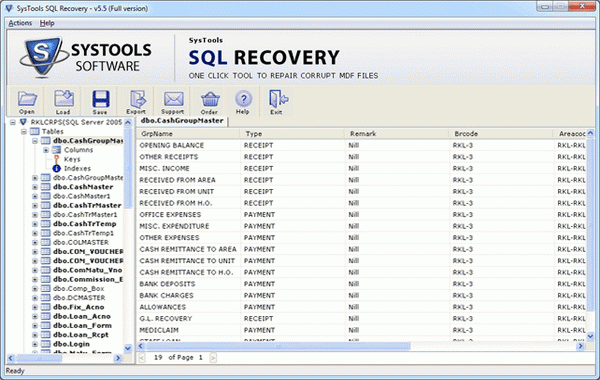 SQL Recovery Software 5.5